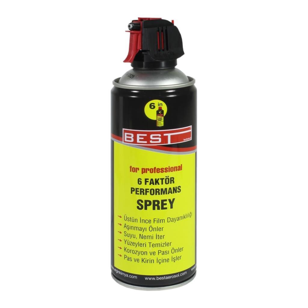 Best 6 Faktör Yağlayıcı ve Pas Önleyici Performans Spreyi 200 ml