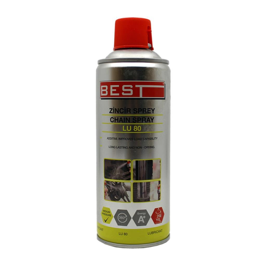 Best Zincir Yağlama Bakım Spreyi LU-80 400 ml - Süper Yağlayıcı