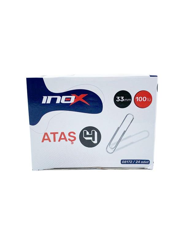 İnox Ataş No:4 33 mm 100 lü