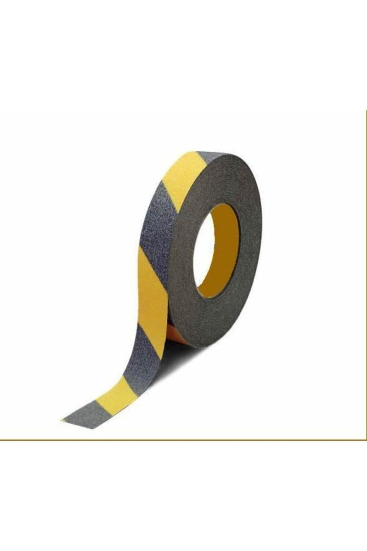 Egebant Sarı Siyah Merdiven Ve Zemin Kaydırmaz Kaymaz Bant 25mm X 25 Mt,
