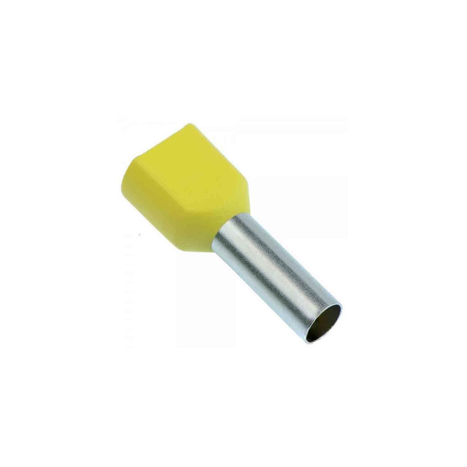 JAMESON JCY-1.0A ALMAN NORMU ÇİFT GİRİŞLİ KABLO YÜKSÜĞÜ (2x1,00 MM-SARI) (500 ADET )