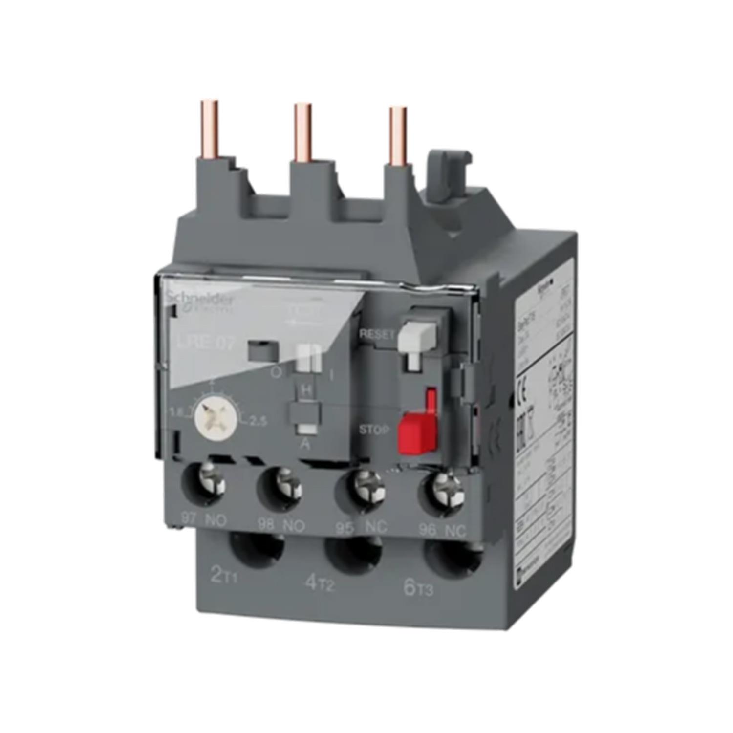 SCHNEIDER EASYPACT TVS LRE-07 DİFERANSİYEL TERMİK AŞIRI YÜK RÖLESİ (1,6-2,5A)