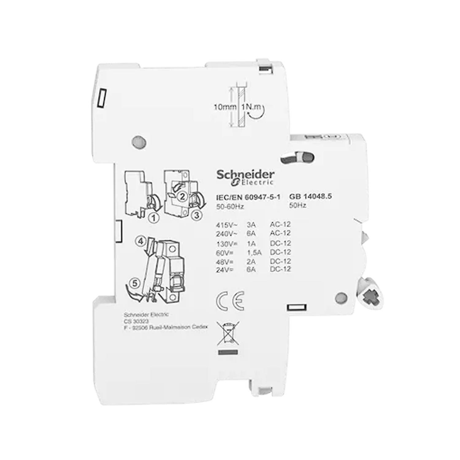 SCHNEIDER ACTi9 iOF A9A26924 YARDIMCI KONTAK BLOĞU (1K/A, AC/DC)