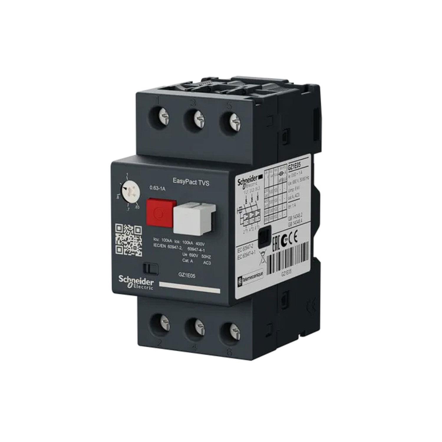 SCHNEIDER EASYPACT TVS GZ1E05 MOTOR KORUMA ŞALTERİ (0,63A-1A)