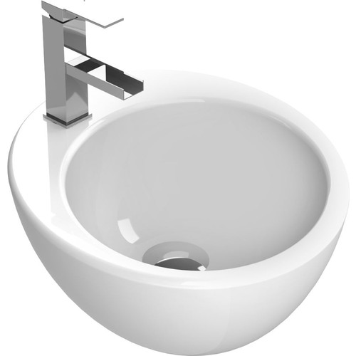Turkuaz Seramik Tezgahüstü Çanak Peri Lavabo 45 x 36,5cm
