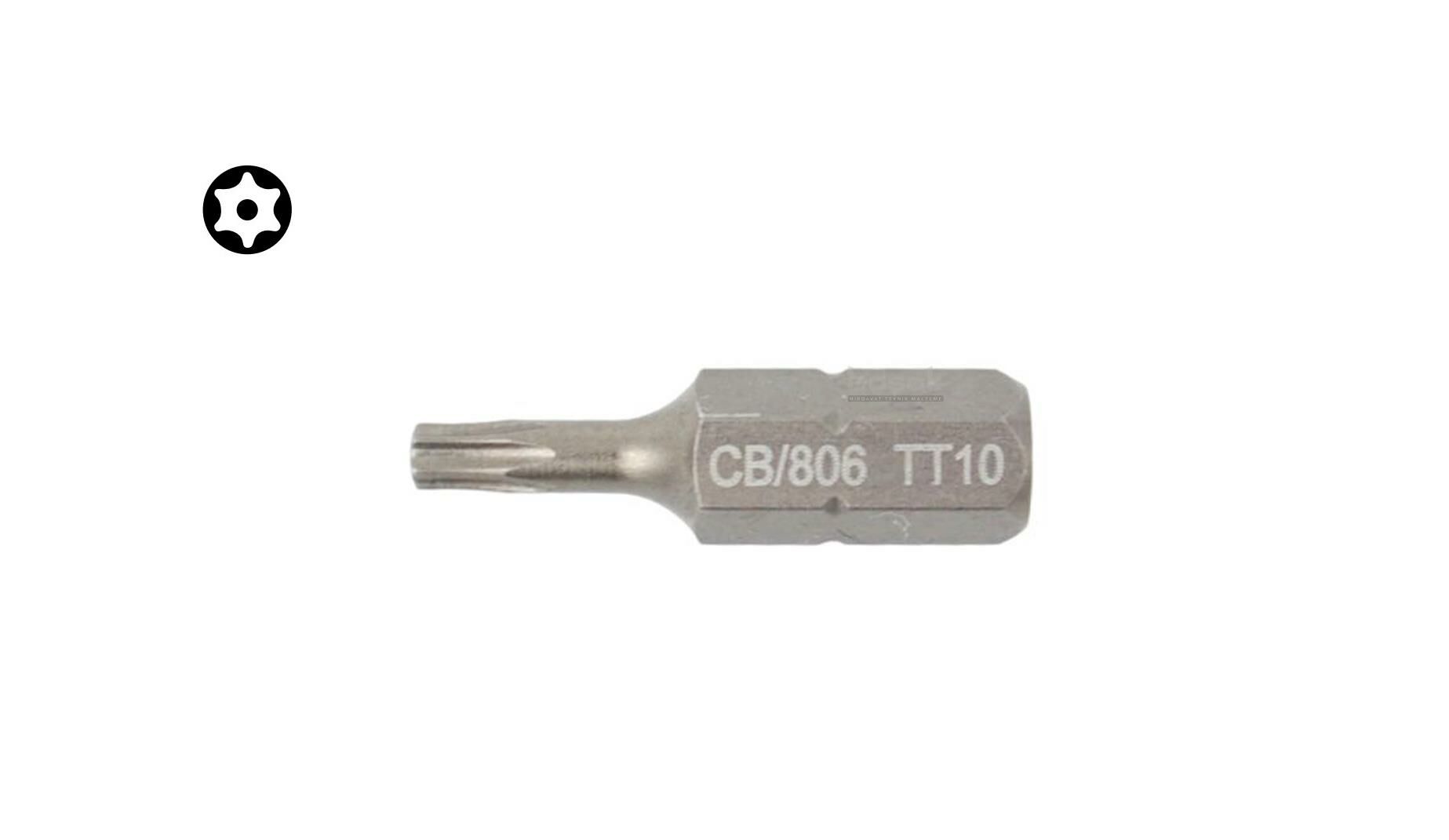 Ceta Form 1/4'torx Bits Uç/darbeli Kullanım-t10x25mm CB/806T