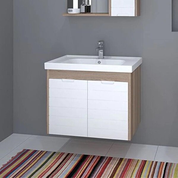 Denko MOSTAR SERİSİ 70 cm MDF BANYO DOLABI TAKIMLI