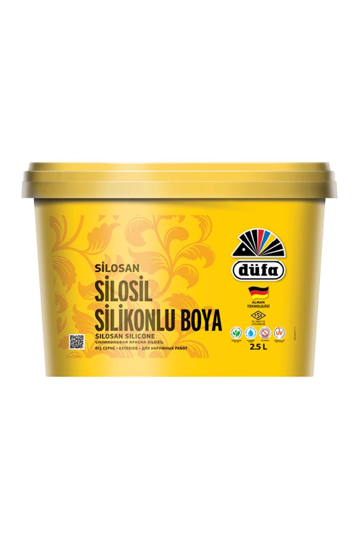 Düfa Dış Cephe Duvar Boya Silosil Silikonlu 2.5 l - YENİ KARTELA Abide