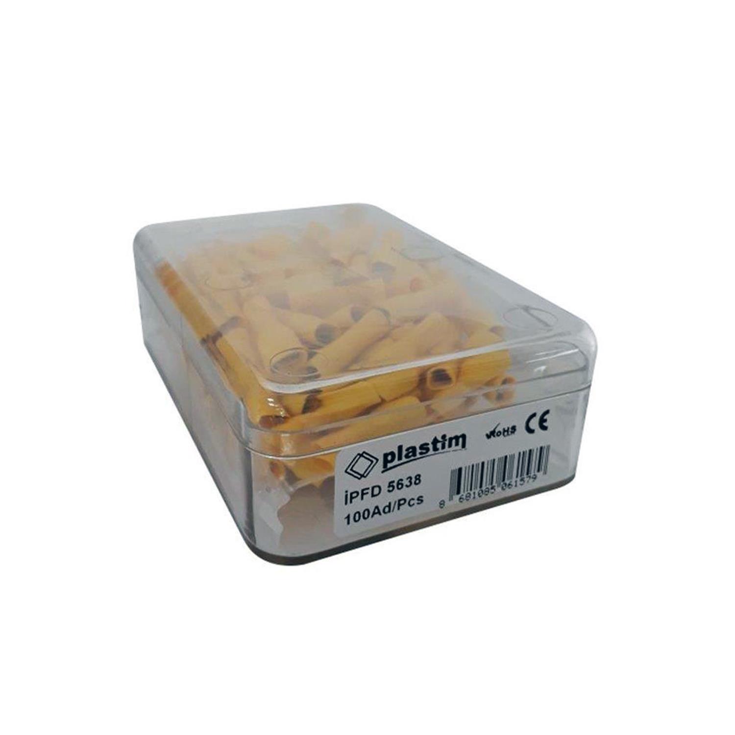 PLASTİM IPFD-5638 DİŞİ FASTON TİP TAM İZOLELİ KABLO UCU (4,00-6,00 MM) (100 ADET )