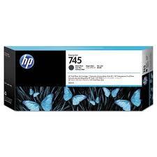 HP 745 Matte Black Mat Siyah 300Ml Plotter Kartuşu F9K05A
