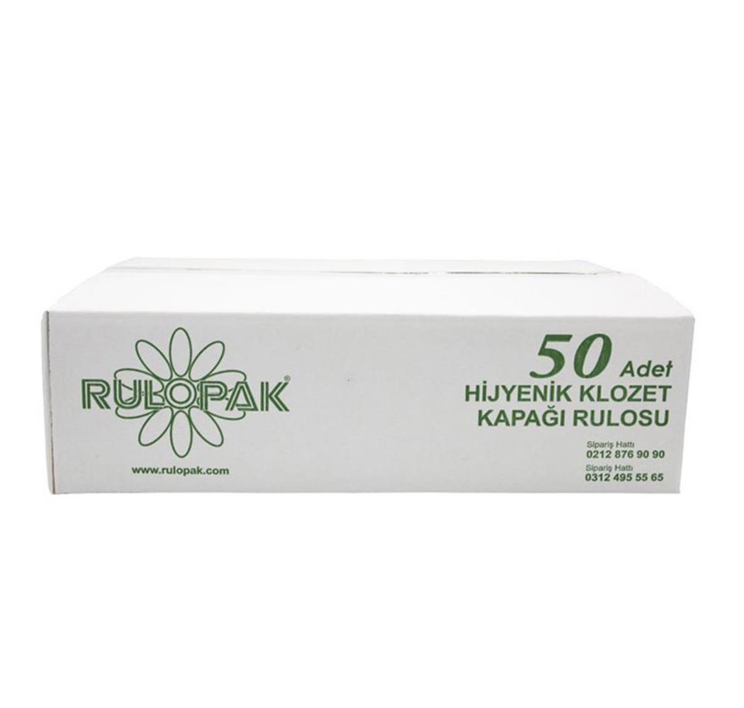 Rulopak Sensörlü Hijyenik Klozet Kapağı Rulosu 50'li