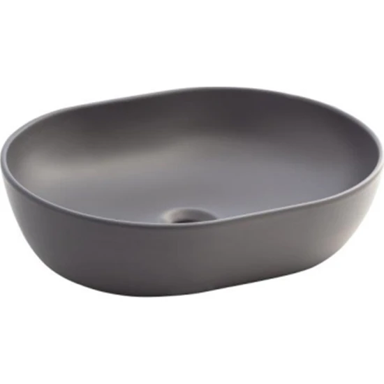 Seramiksan Alto Lavabo Mat Antrasit 50 cm