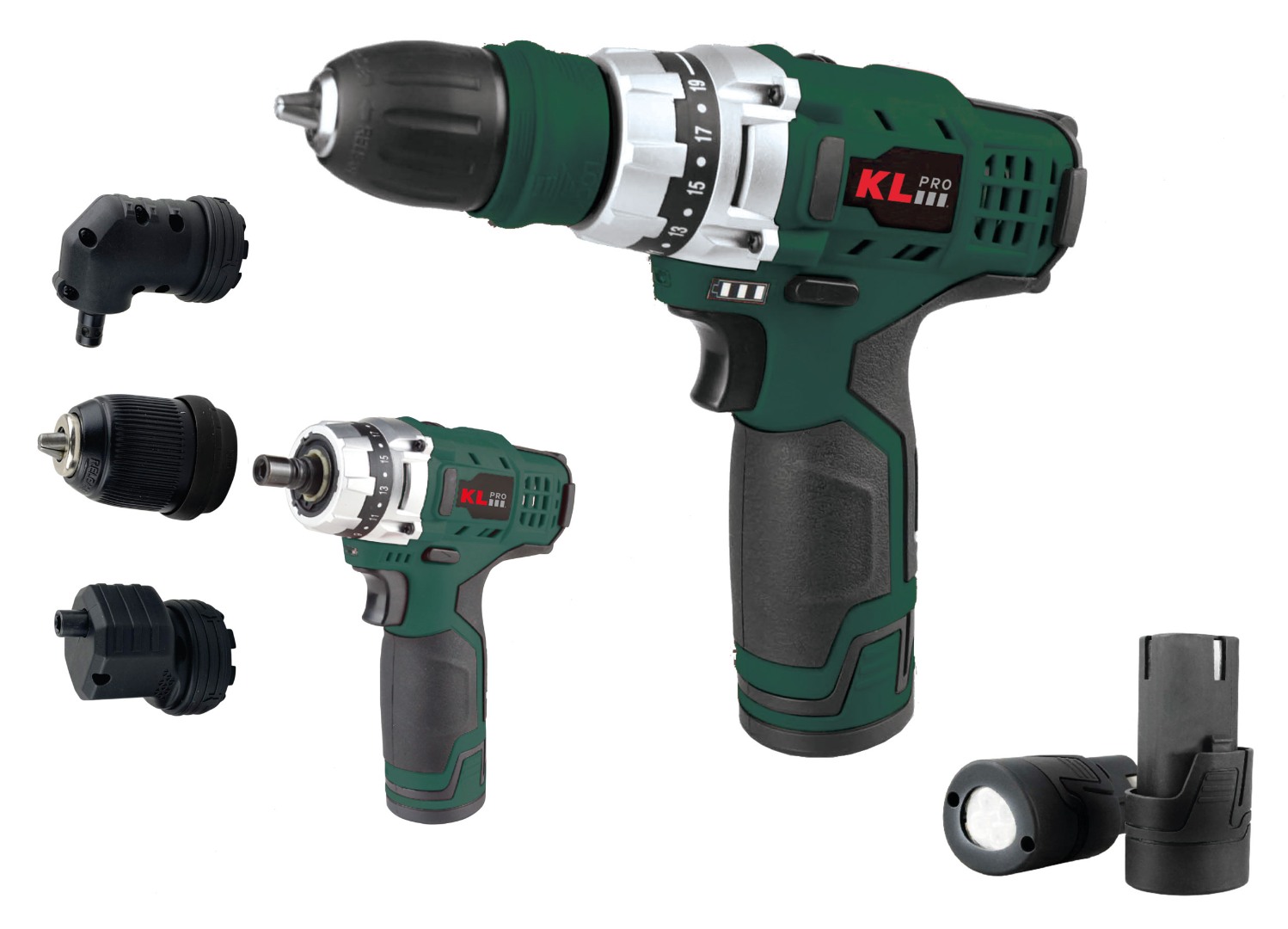 Klpro Klnm1020S 10.8V 2.0A Li-Ion Çift Akülü Profesyonel Vidalama