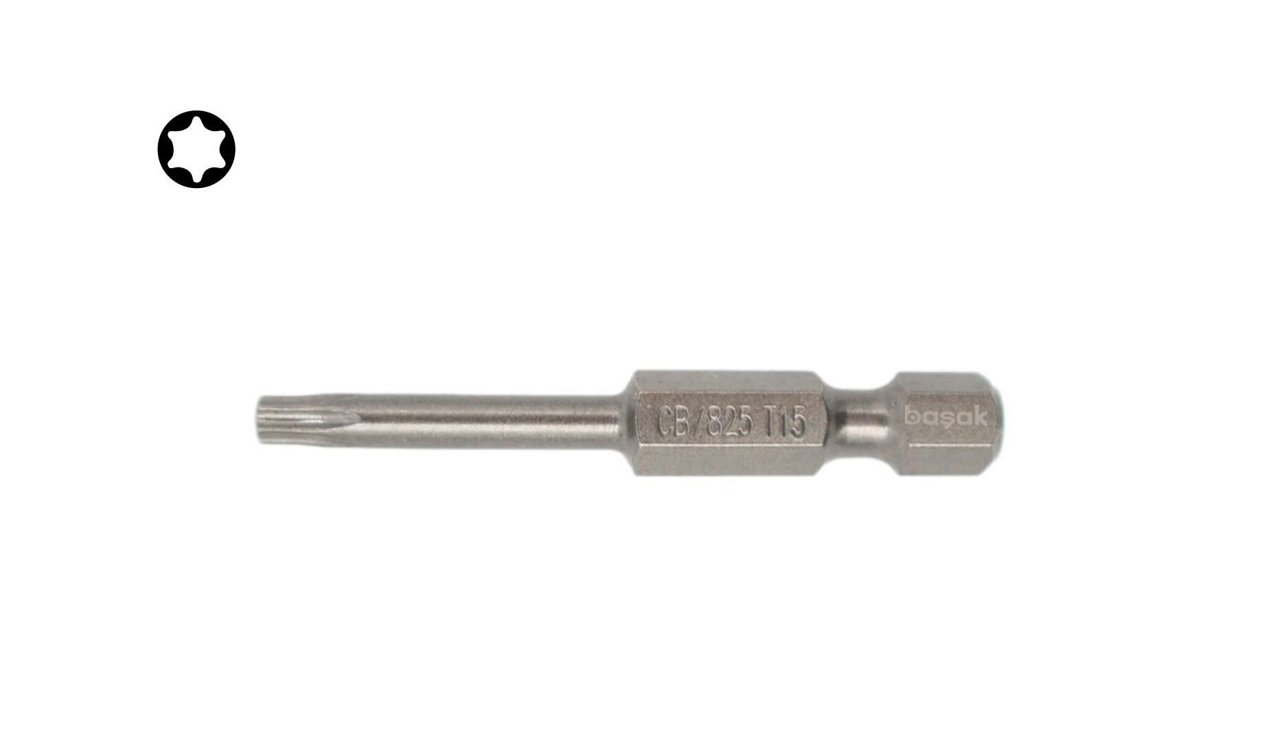 Ceta Form CB/825 Cb/825 1/4' Torx Bits Uç-T15X50 Mm