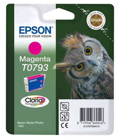 Epson T079340 Styls Photo 1400 P50 Magenta Kartuş