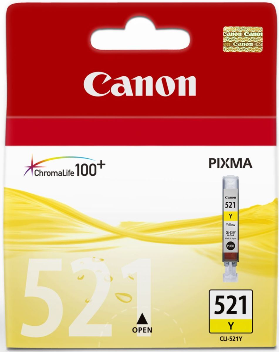 Canon Cli 521Y Sarı Kartuş Ip3600 4600 Mp540 620