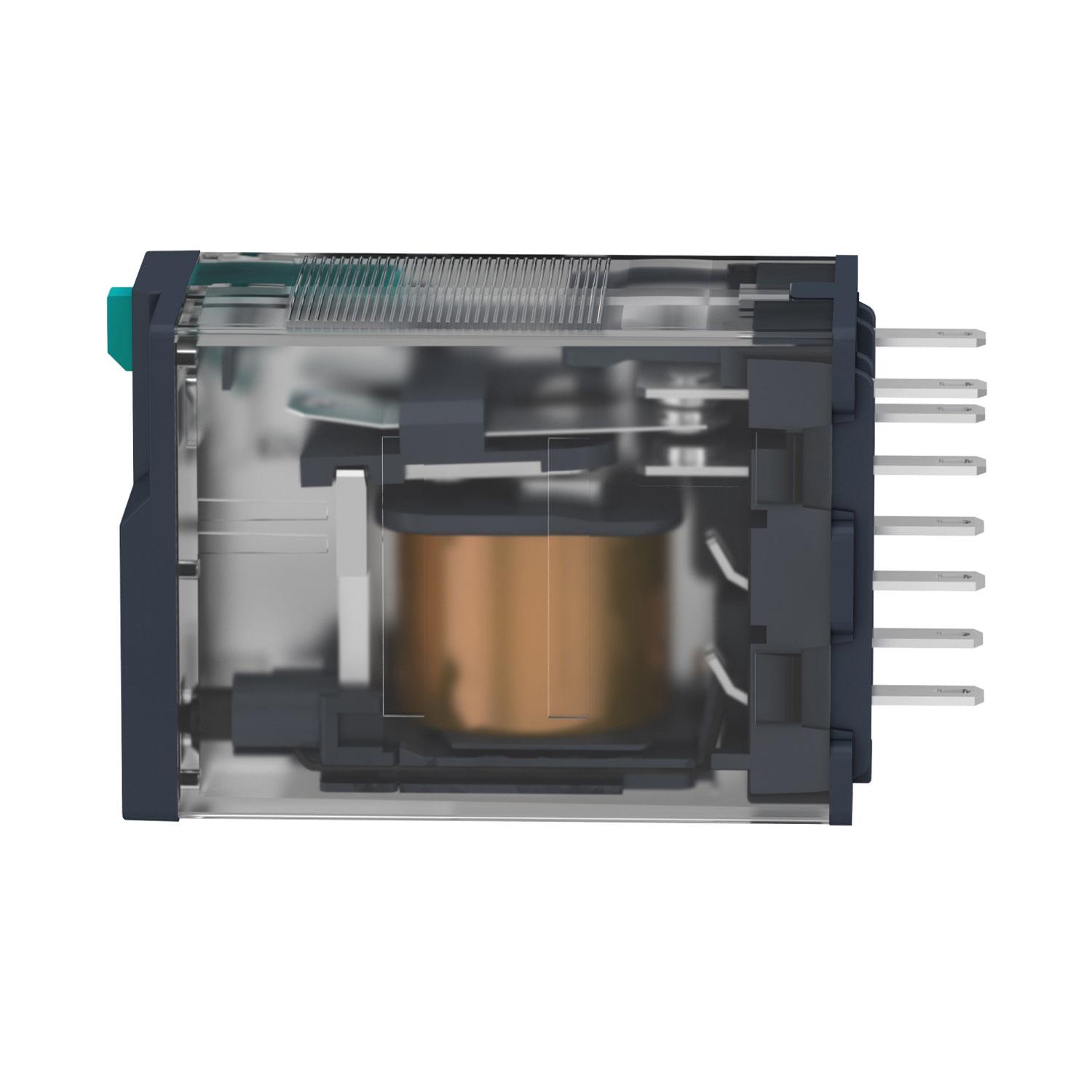 SCHNEIDER HARMONY ZELIO RXM RXM2AB1BD MİNYATÜR TAKILABİLİR RÖLE (24V DC – 2Ka – 12A)