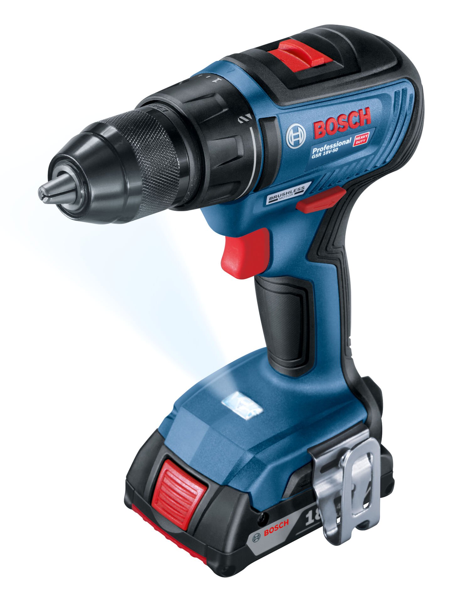 Bosch Professional GDX 18V-200 Somun Sıkma + GSR 18V-50 Akülü Delme ve Vidalama Makinesi + 2x4.0 Ah 18 Volt Li-Ion Akü