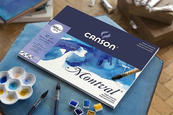 Canson Montval Suluboya Blok Defteri 300gr 12yp 24x32cm