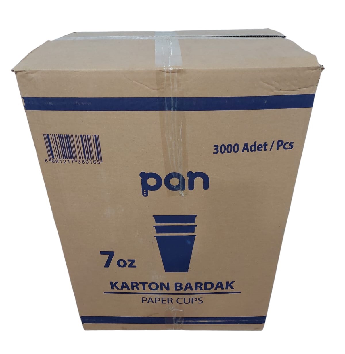 PAN KARTON BARDAK 7 OZ (KOLİ = 3000 Lİ )