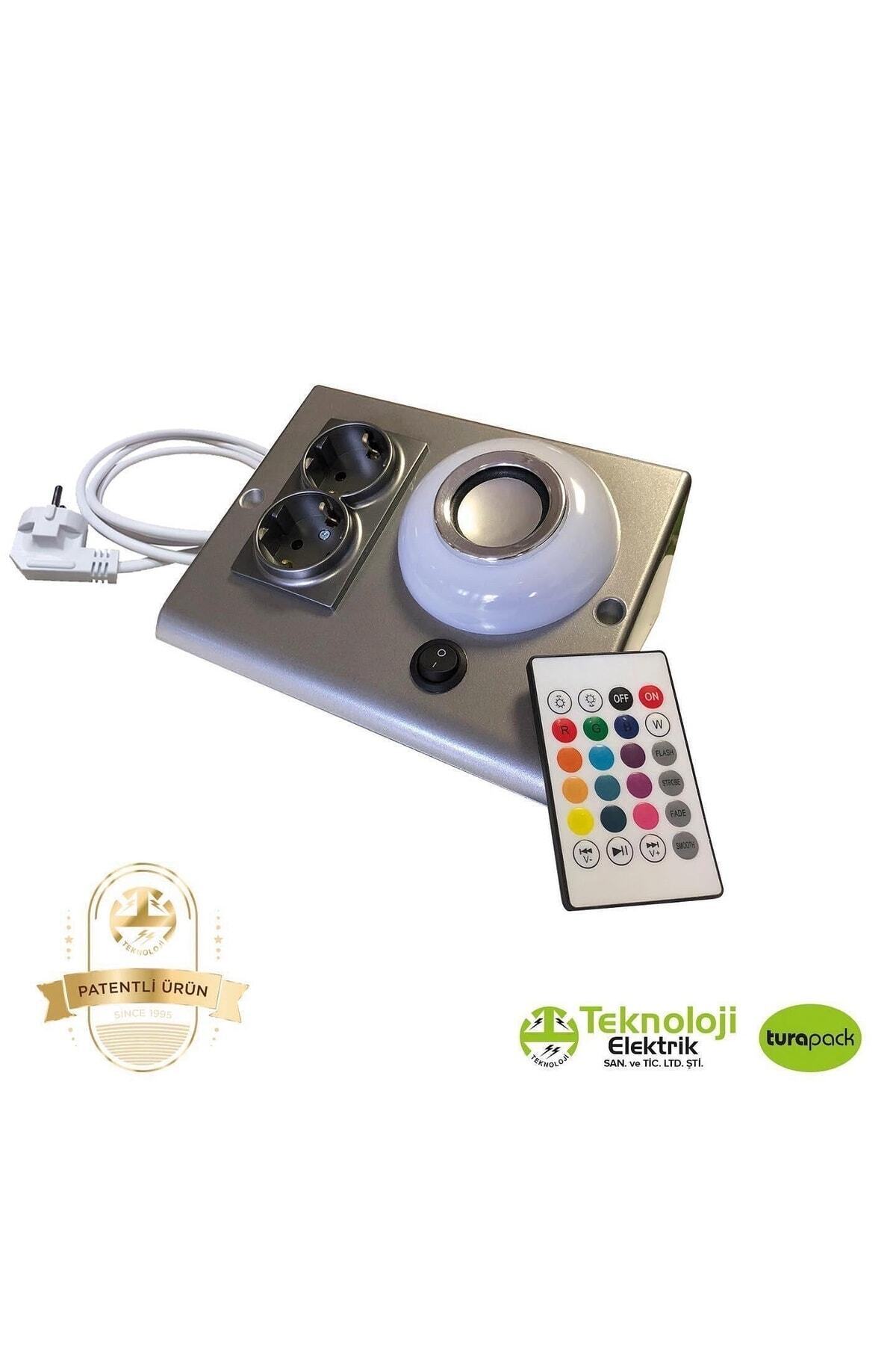 Teknoloji Elektrik Dolap Ve Tezgah Altı Bluetooth Müzik Çalar Prizmatik Venüs Kablolu 2 Metre