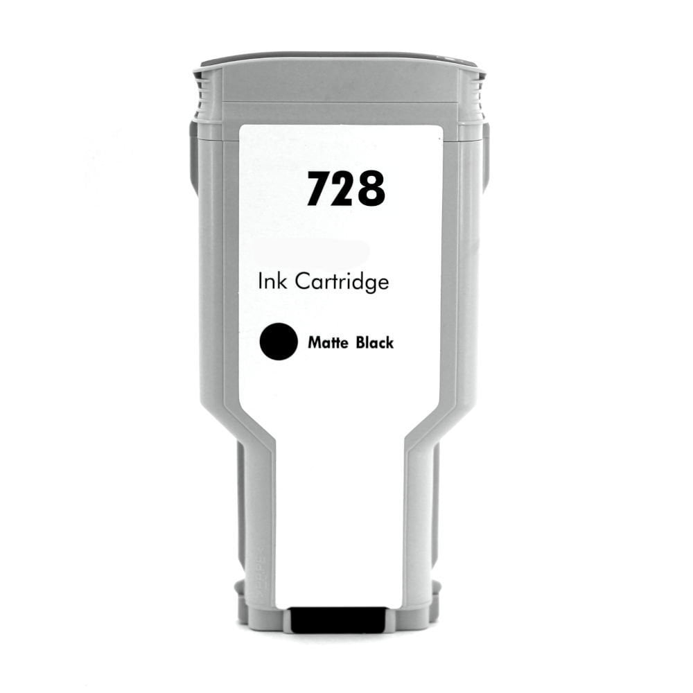 HP 728 Mat Siyah Mat Siyah 300Ml Muadil Plotter Kartuşu F9J68A