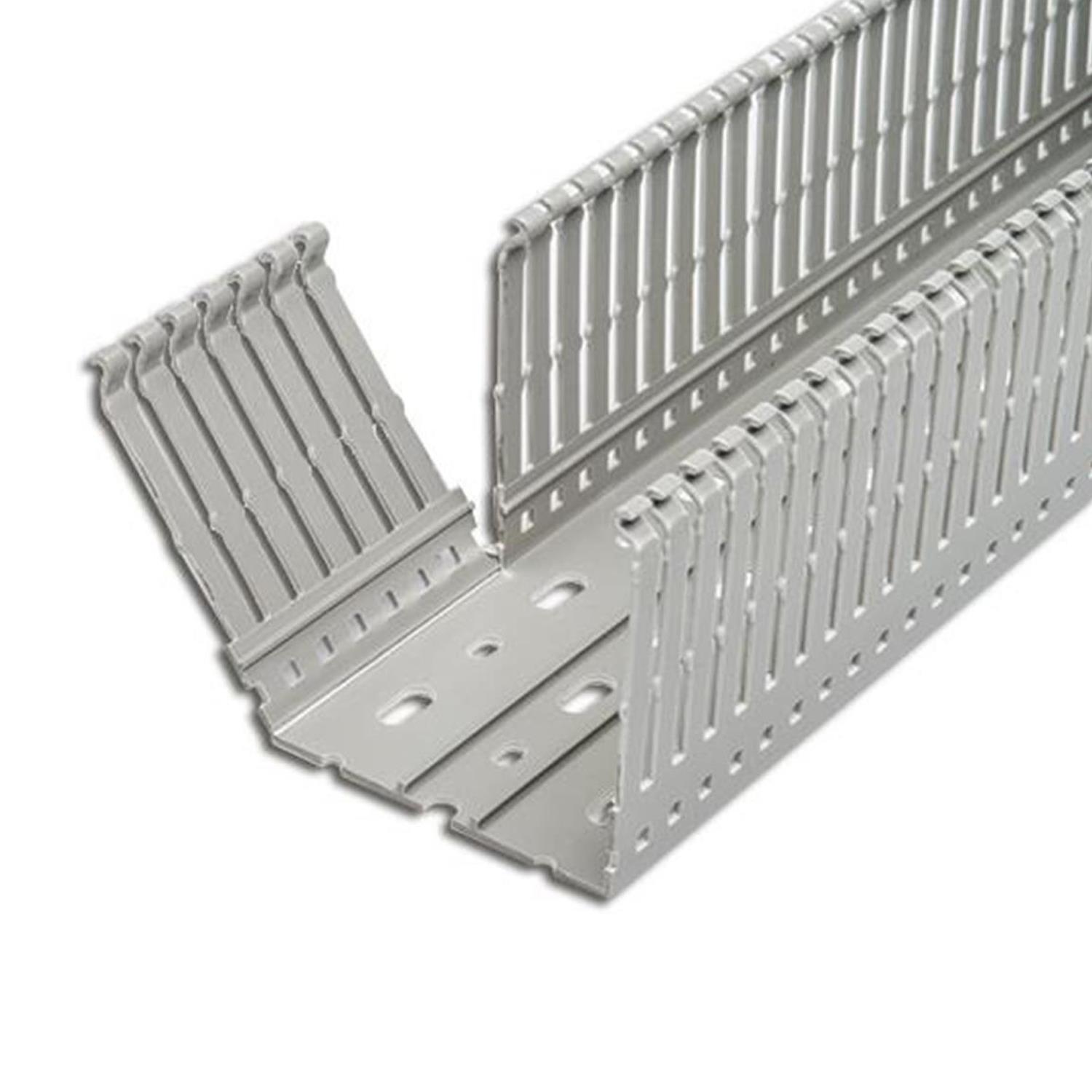 Plastim Pdk-4010 Pano Tipi Delikli Kablo Kanalı 40X100 mm- Gri 40 Metre
