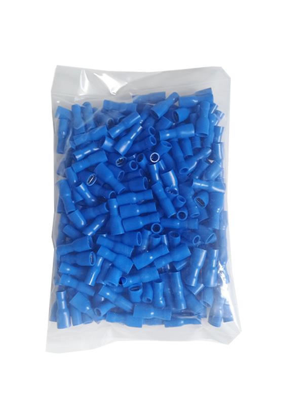 JAMESON JFFD-2488 DİŞİ FASTON TİP TAM İZOLELİ KABLO UCU (1,5-2,5 MM - MAVİ) (200 ADET )