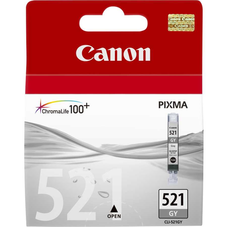 Canon Clı 521Gy Grey Gri Mürekkep Kartuş Mp260 540 550 620