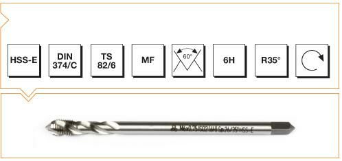 HSSE DIN 374/C 35 HELİS M10 x 1