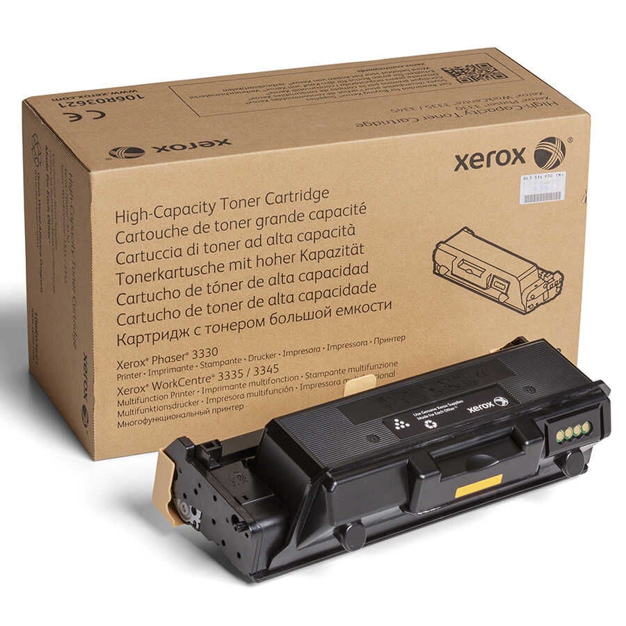 Xerox 106R03621 Siyah Orijinal Toner Kartuşu 8500 Sayfa,Phaser 3330/Workcentre 3335/3345