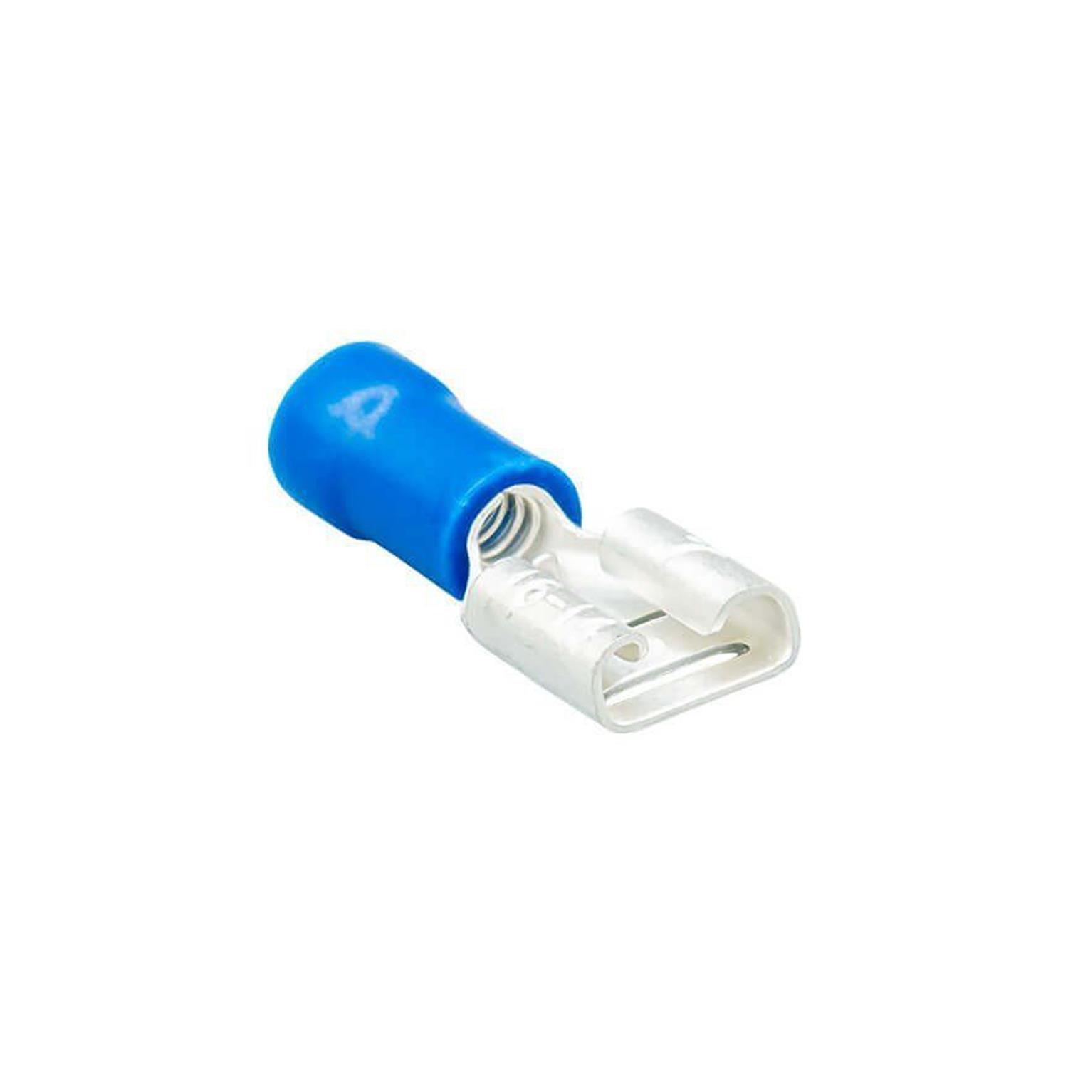 JAMESON JFD-2488 DİŞİ FASTON TİP İZOLELİ KABLO UCU (1,5-2,5 MM - MAVİ) (200 ADET )
