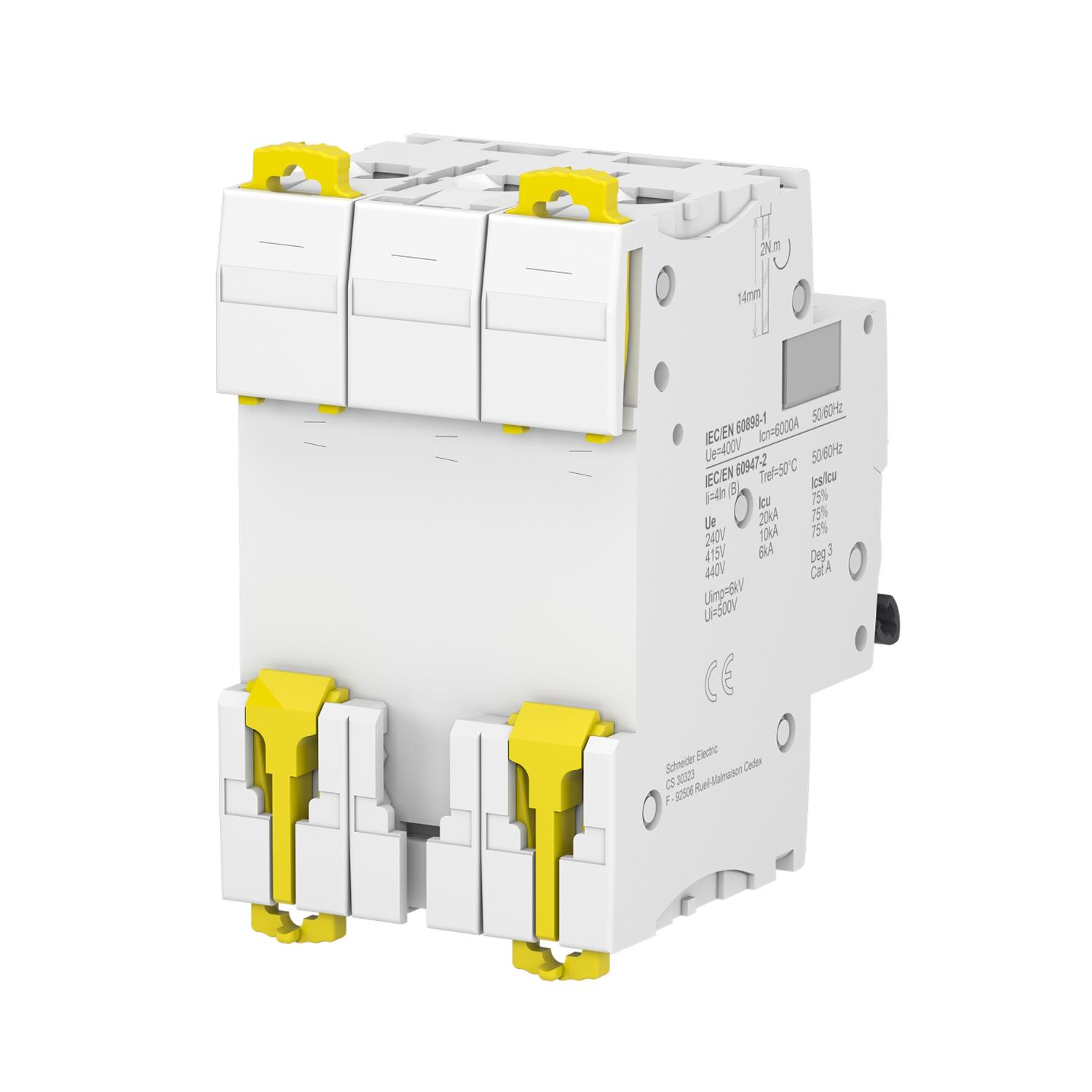 SCHNEIDER ACTi9 iC60N A9F73325 25A SİGORTA (3P, 6kA, B EĞRİSİ)