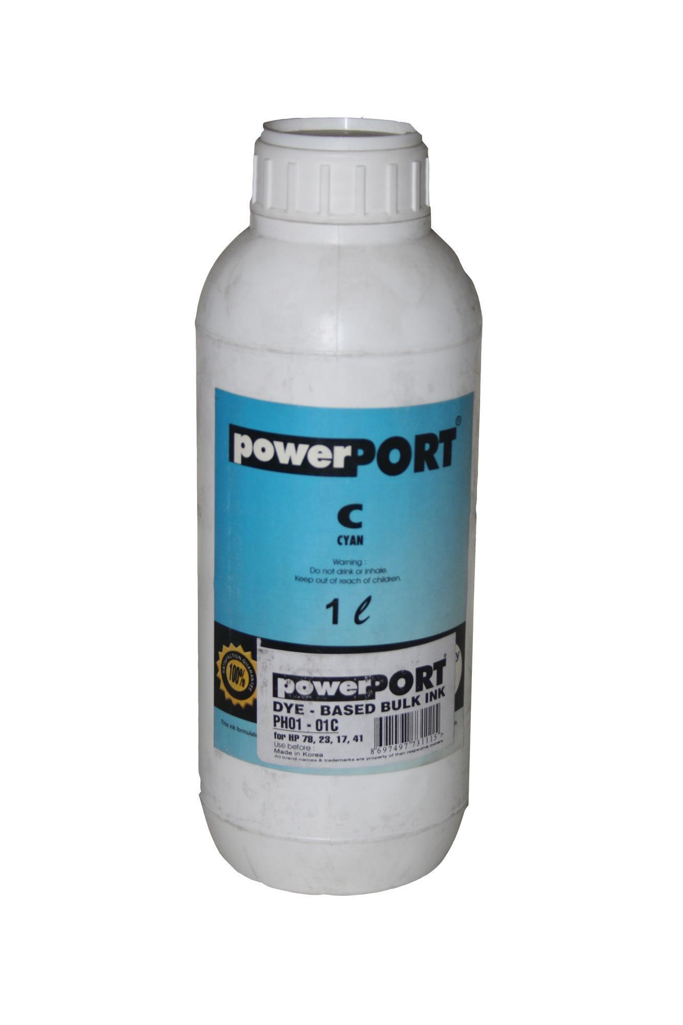 Power Port 78-23-25 Cyan Mürekkep