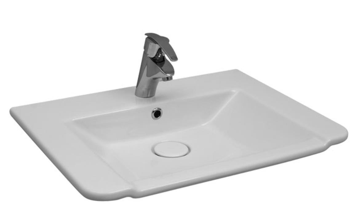 Serel Diagonal Tezgah Üstü/Duvara Monte 85 Cm Lavabo DG35