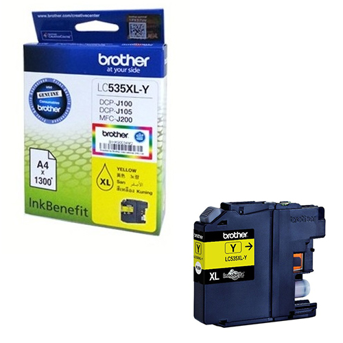 Brother Dcp J105 1.300 Sayfa Sarı Kartuş Lc535Xl Y