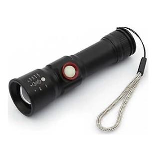 Panther Pt-4060 Usb Şarjlı Metal Fener