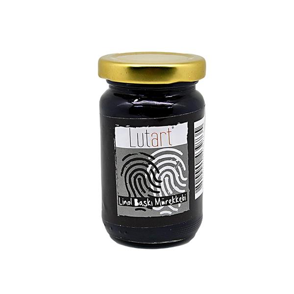 Lutart Linol Baskı Mürekkebi 100 Ml. Siyah LF-1500