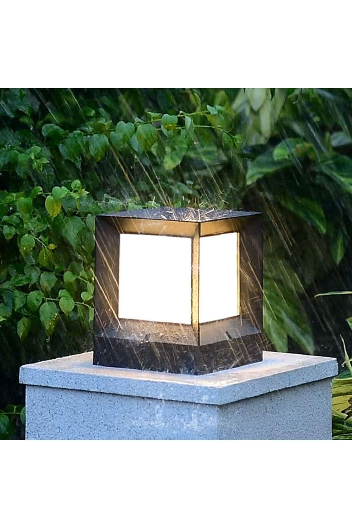 Teknoloji Elektrik Park Ve Bahçe Aydınlatma Küp