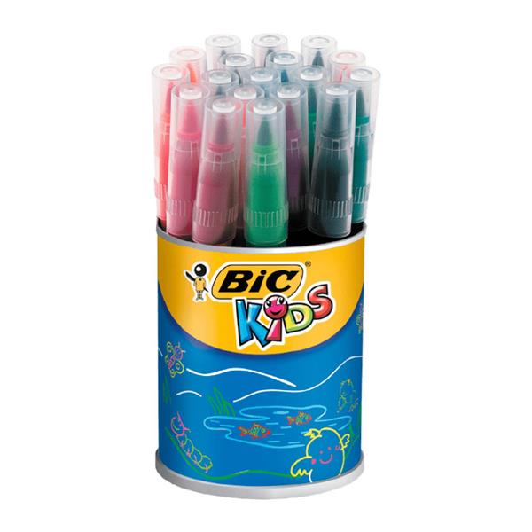 Bic Keçeli Kalem Visa Fırça Uç 18 Li Kavanoz