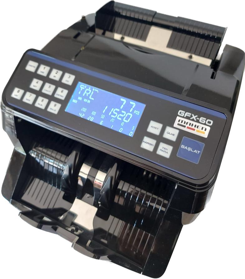 Mahen GFX 60 Karışık Para Sayma Makinesi Sahte Para Kontrol
