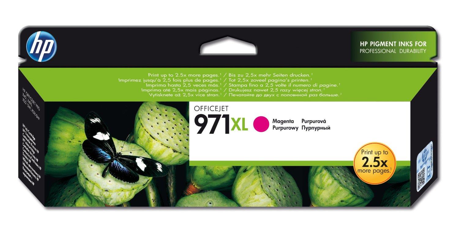 HP 971Xl Magenta Kırmızı 6.600 Sayfa Kartuş Cn627A